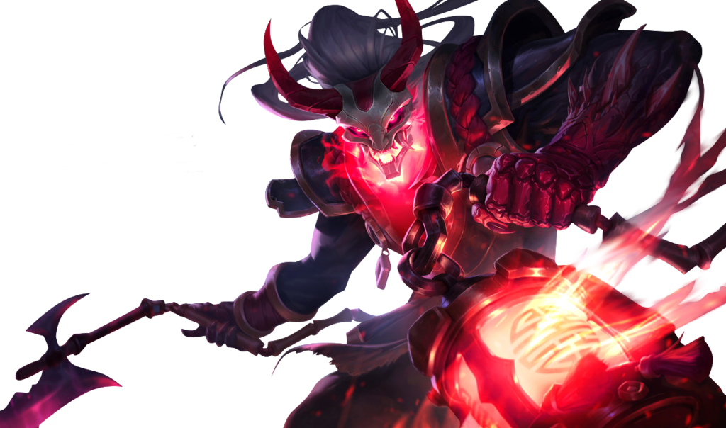 League Of Legends Blood Moon Thresh Render - Blood Moon Thresh Png Clipart (1024x604), Png Download