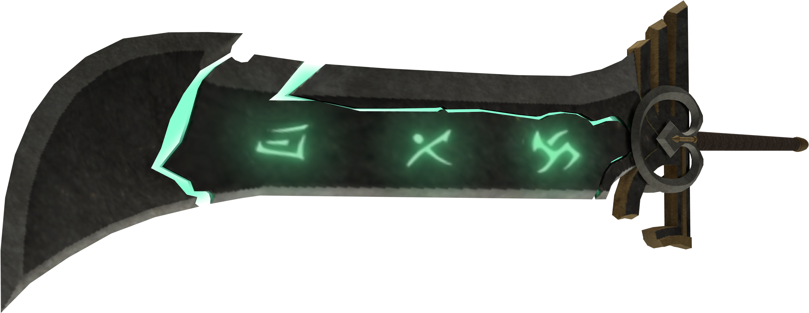 Riven Render - League Of Legends Sword Png Clipart (2800x1080), Png Download