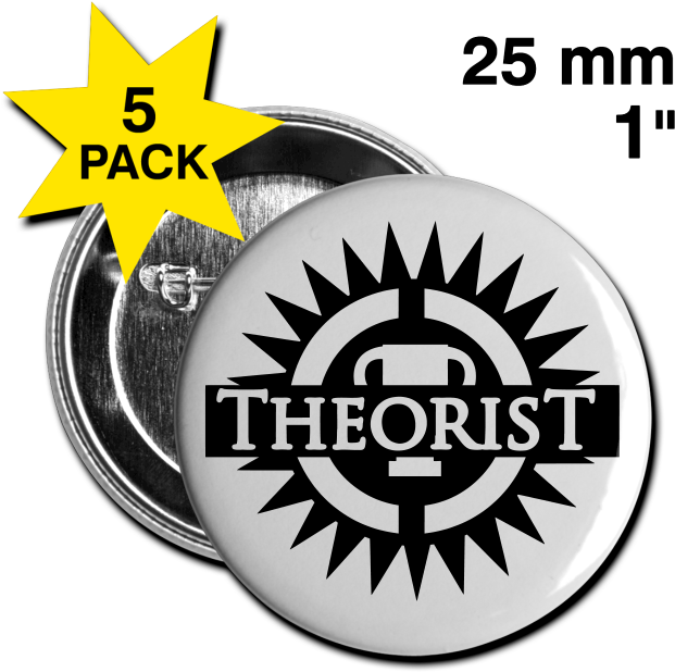 Game Theory Logo Png - Pin-back Button Clipart (650x650), Png Download