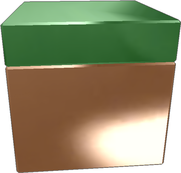 It's A Grass Block From Minecraft And It's Cool Donate - Box Clipart (606x580), Png Download