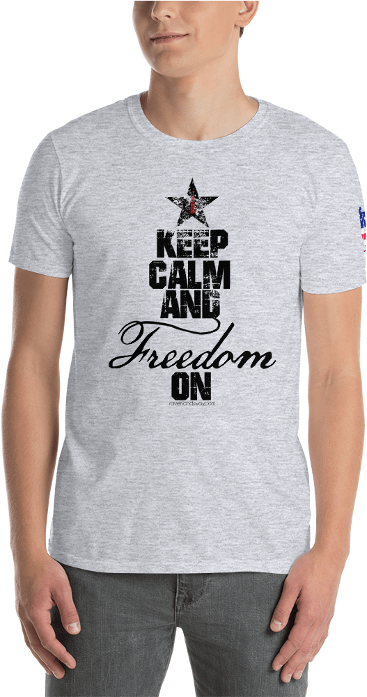 Keep Calm & Freedom On - Abscess Urine Junkies Shirt Clipart (1000x1000), Png Download