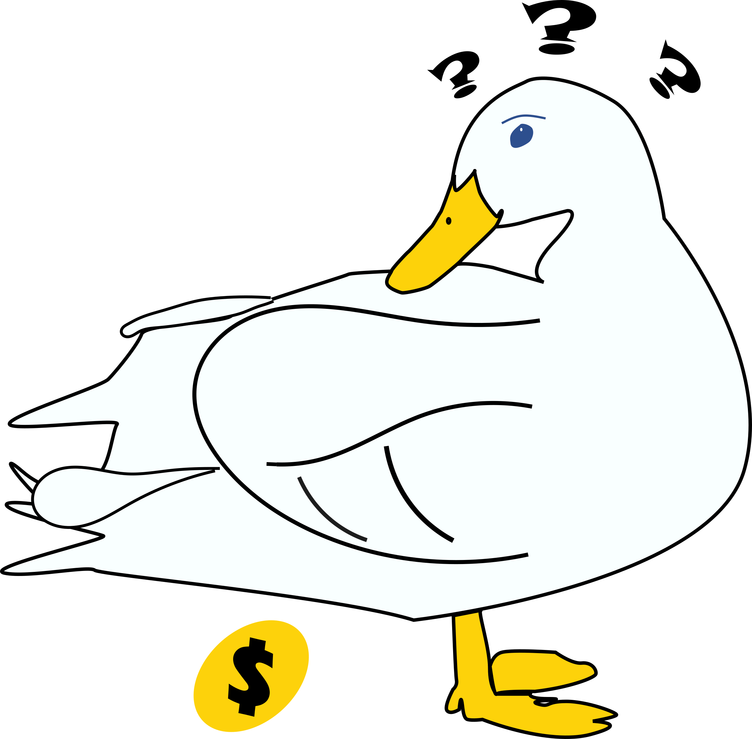 Big Image - Duck Clipart (2400x2357), Png Download