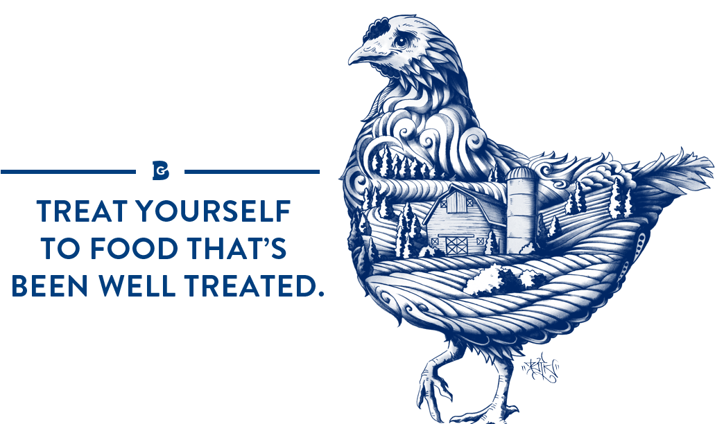 Here's Some More Of Their Interesting Graphics Keep - Blue Goose Chicken Clipart (1040x625), Png Download