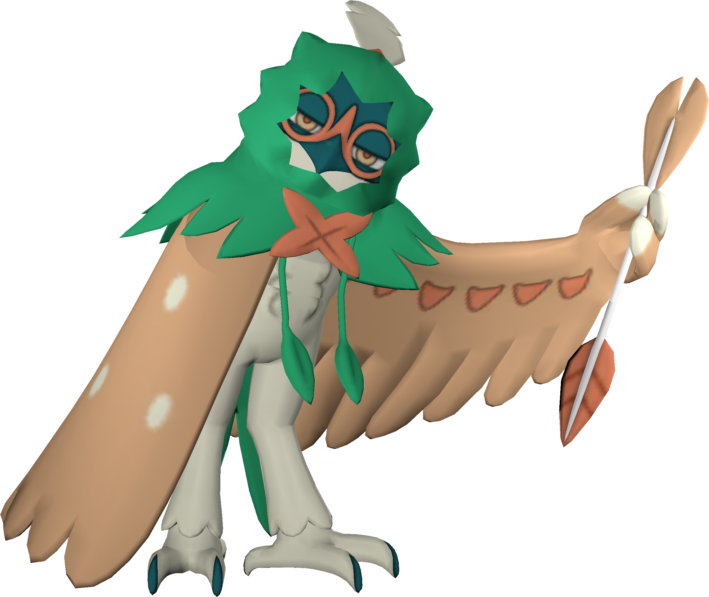 Png - Decidueye Sfm Clipart (2410x2000), Png Download