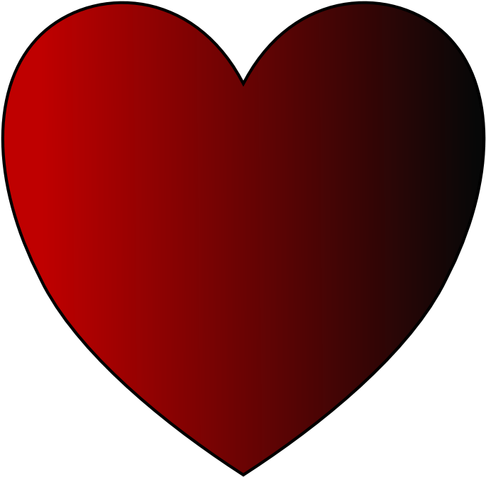 Red Heart Clipart - Red Heart Pdf - Png Download (740x740), Png Download