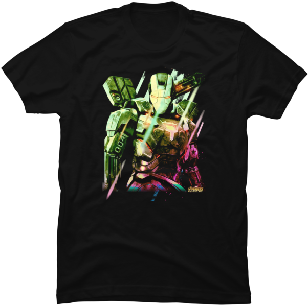 War Machine - Iron Reagan Crossover Ministry T Shirt Clipart (650x650), Png Download