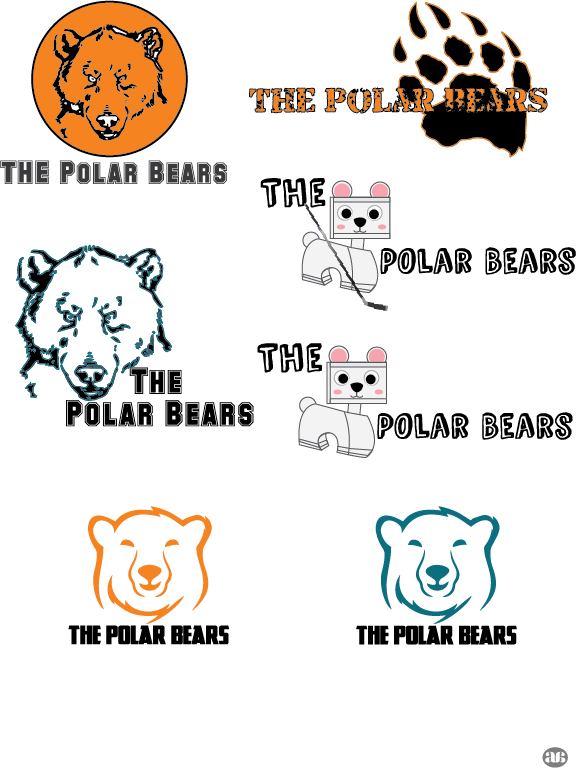 The Polar Bears Logo Ideas Clipart (576x768), Png Download
