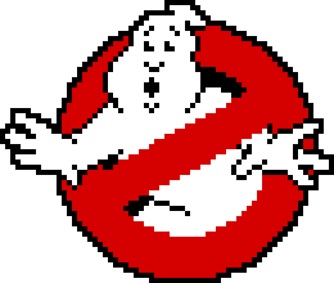 Ghostbusters Logo - Ghostbusters Logo Pixel Art Clipart (1170x990), Png Download