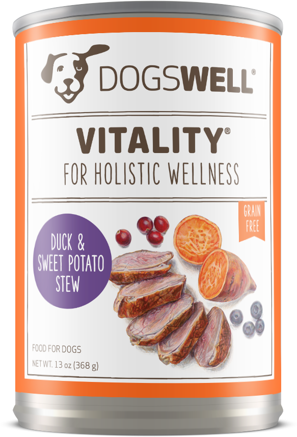 Vitality Duck And Sweet Potato Canned Dog Food - Dog Food Clipart (700x950), Png Download