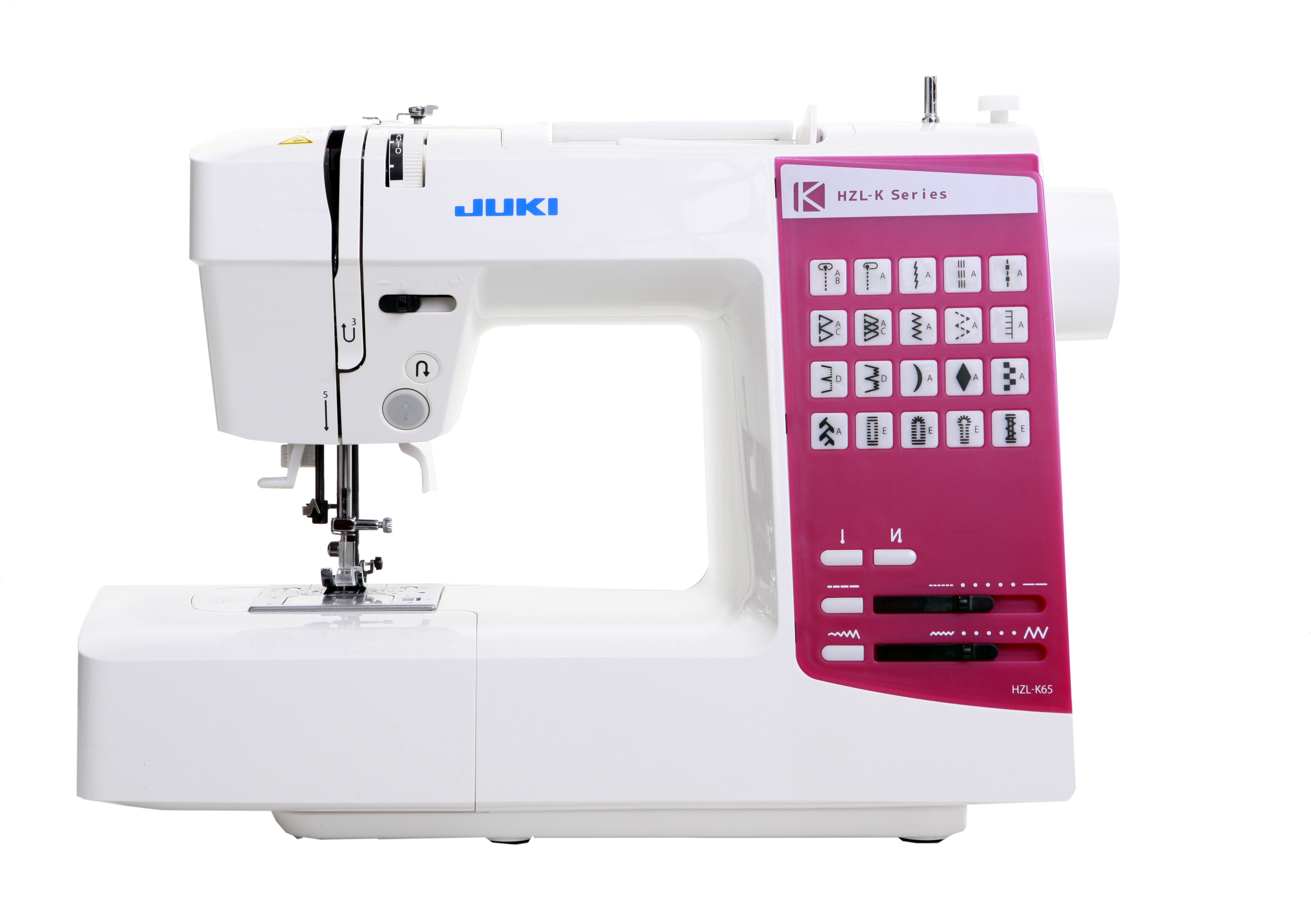 Compact Size Sewing Machine With 20 Stitch Patterns - Juki Hzl K65 Clipart (5478x3744), Png Download
