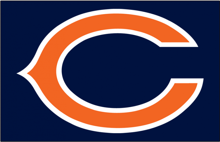 Chicago Bears Iron On Stickers And Peel-off Decals - Chicago Bears Sign Clipart (750x930), Png Download