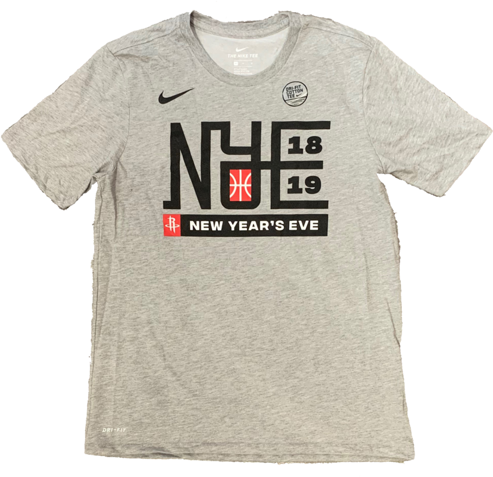 Men's Houston Rockets Nike Nye Pre-game Tee - Active Shirt Clipart (1024x1024), Png Download