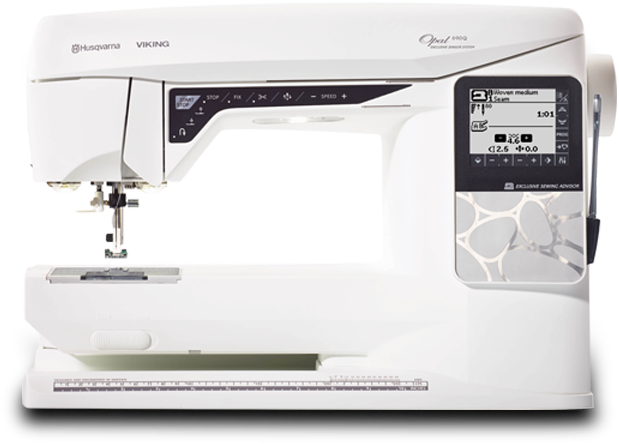 Quality Selection Of Sewing Machines - Husqvarna Opal 690q Clipart (719x541), Png Download