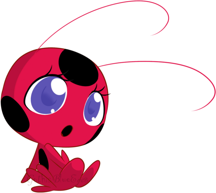 Free Png Download Curious Tikki By Gothicblueeyes - Imagenes De Ladybug Chibi Clipart (850x761), Png Download