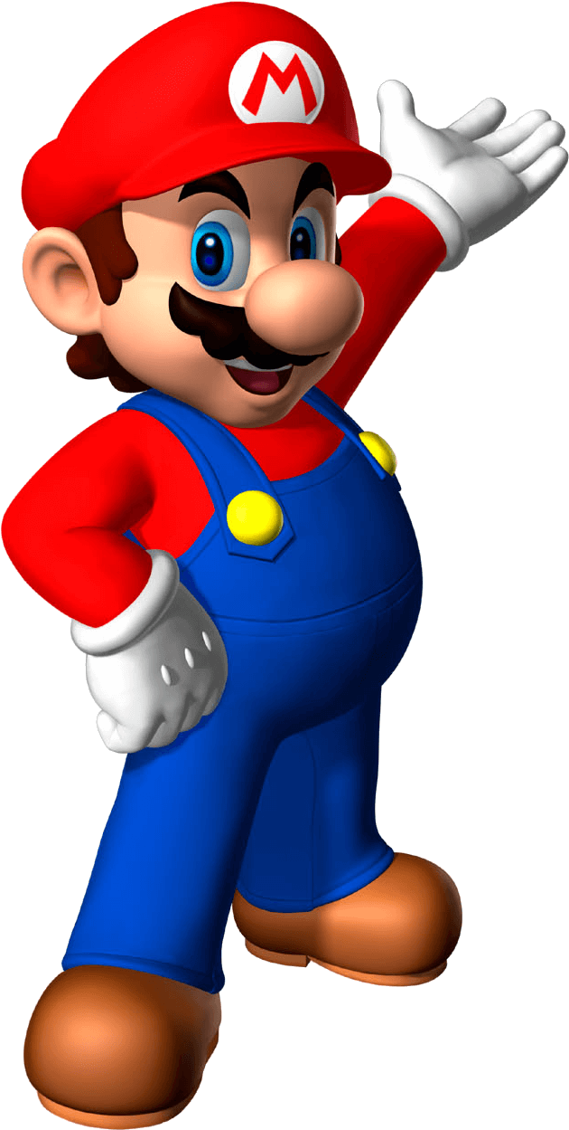 Mario Bros Free Download Transparent - Mario Bros Em Png Clipart (711x1281), Png Download