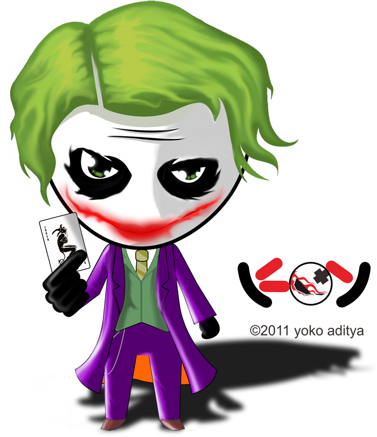 Joker Chibi , Png Download - Joker Chi Bi Clipart (739x856), Png Download