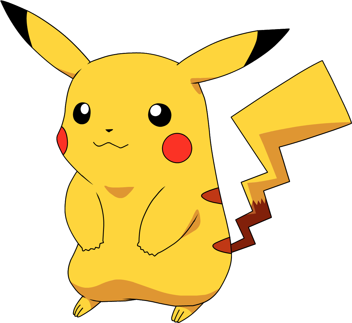 Charlie Brown Sigh - Pokemon Pikachu Clipart (1254x1254), Png Download