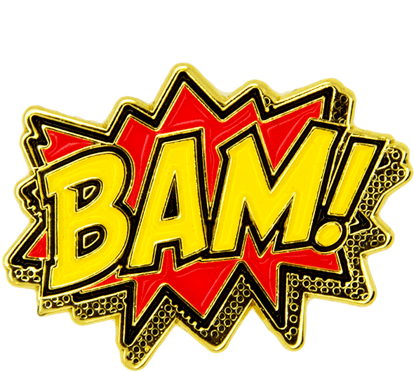 Bam Pin - Bam Clipart (600x600), Png Download