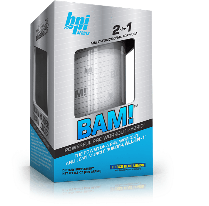 Bam Bpi Pre Workout Clipart (800x800), Png Download