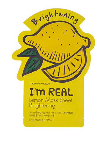 Tonymoly I'm Real Mask Lemon - Am Real Lemon Mask Sheet Brightening Clipart (500x750), Png Download