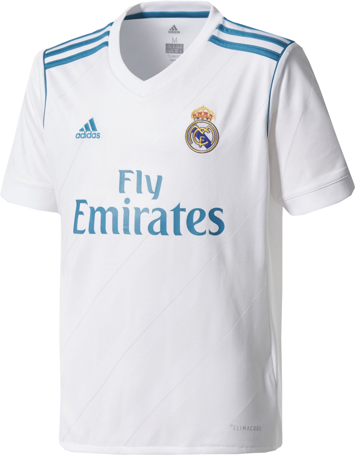 Front - Real Madrid White Jersey Clipart (1800x1800), Png Download