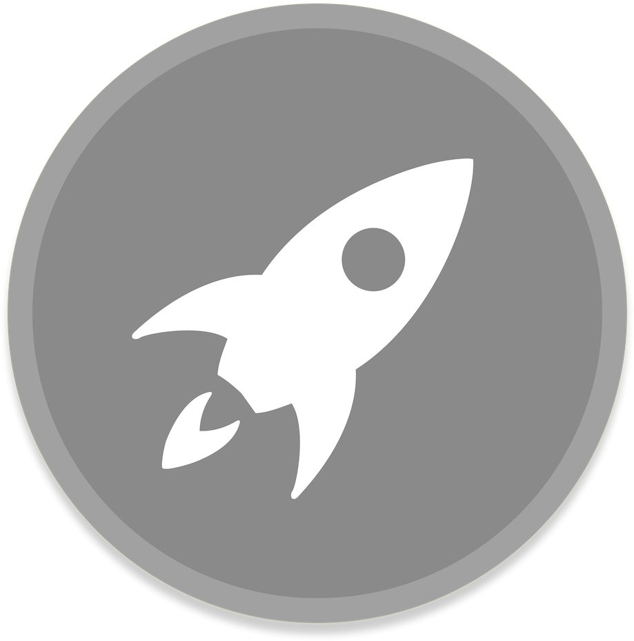 Launchpad Rocket Icon - Launchpad Mac Symbol Png Clipart (1024x1024), Png Download