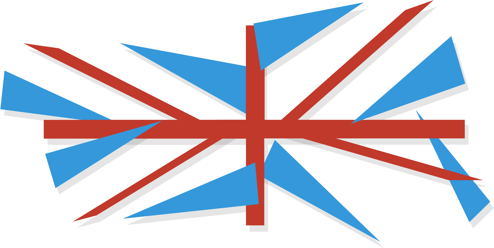 British Flag By Marcus - Uk Flag Abstract Png Clipart (1756x872), Png Download