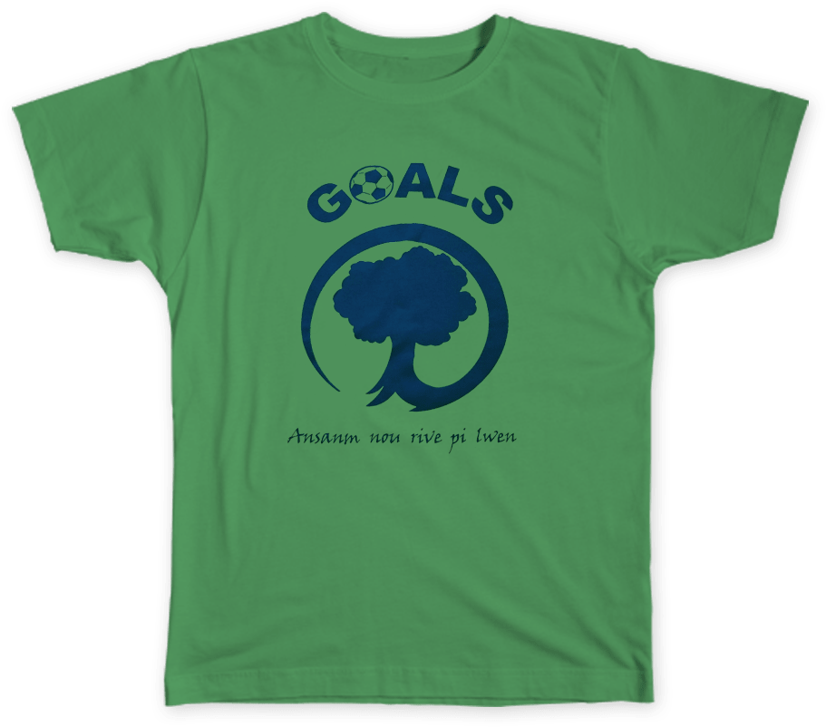 Green Goals T-shirt - Wall Decal Clipart (986x879), Png Download