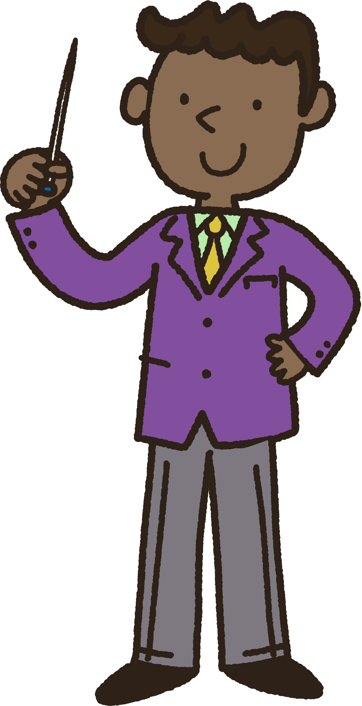 Image Download Africa Clipart Diversity - Male Teacher Clip Art - Png Download (1232x2400), Png Download