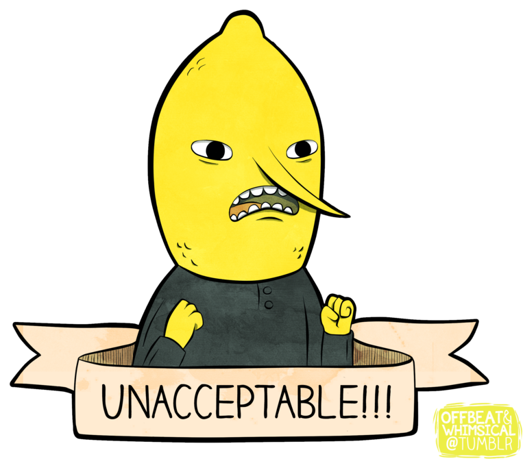 Lemongrab By Twillis-d6266g9 Adventure Time Drawings, - Lemon Adventure Time Clipart (800x732), Png Download