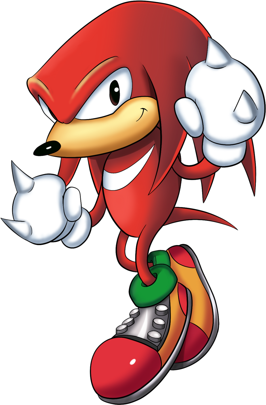 Sonic Mania Knuckles Png , Png Download Clipart (924x1405), Png Download