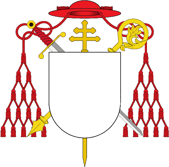 01 Coa Cardinal Prince-archbishop - Coat Of Arms Of A Cardinal Clipart ...