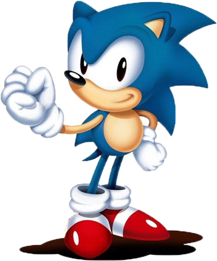 View Samegoogleiqdbsaucenao Sonic Mania Render0 , - Sonic Mania Sonic Png Clipart (739x1082), Png Download