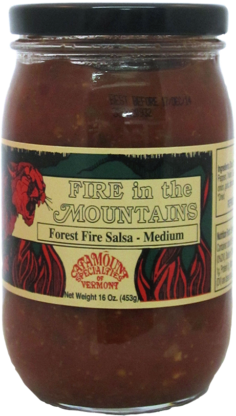 Catamount Specialties Forest Fire Salsa - Paste Clipart (500x889), Png Download