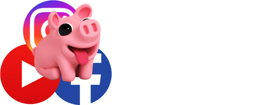 Rosa New Animated ﻿stickers - Pig Messenger Clipart (1000x500), Png Download