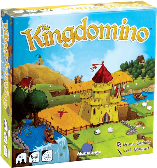 Kingdomino Board Game - Similar To Carcassonne Game Clipart (600x600), Png Download