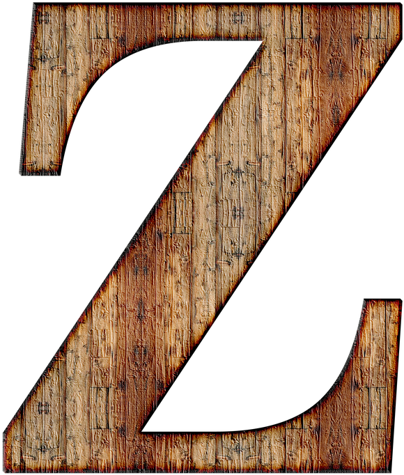 Wood Png - Letter Z Png Clipart (643x720), Png Download