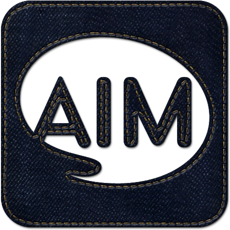 Logo, Aim, Jean, Square, Social, Denim Icon - Icon Clipart (600x600), Png Download