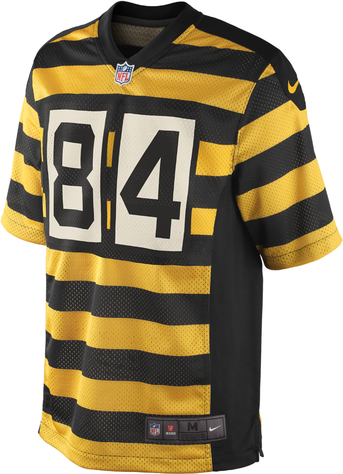 Nike Nfl Pittsburgh Steelers Men's Football Alternate - Steelers Big Ben Jersey Clipart (1000x1000), Png Download