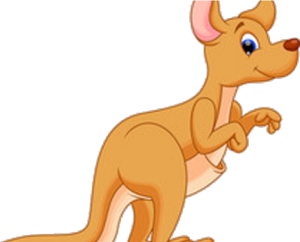 Kangaroo Clipart Baby - Kangaroo Cartoon Cute - Png Download (640x480), Png Download