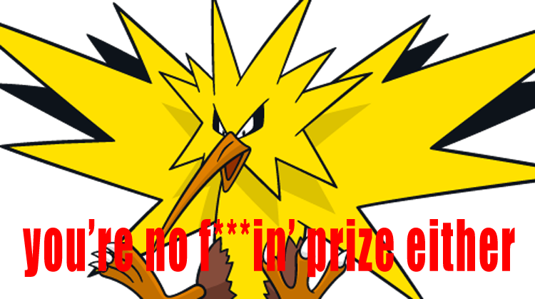 Image - Pokemon Zapdos Clipart (750x419), Png Download