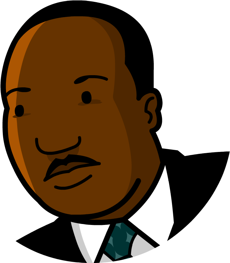 Dibujos De Martin Luther King Clipart (880x880), Png Download