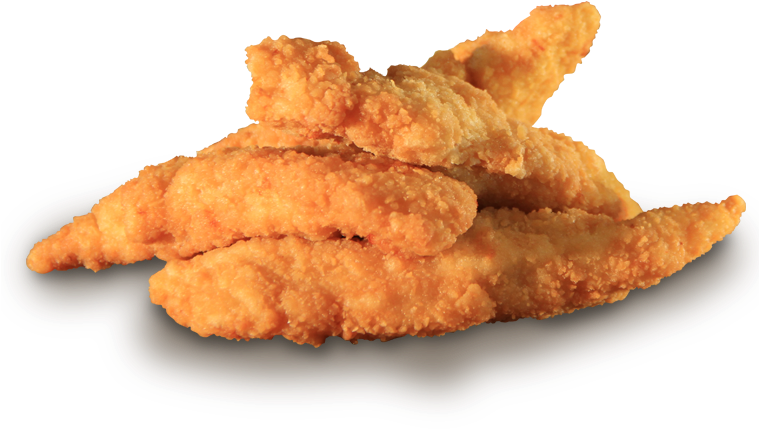 1320 Calories - Png 4 Pieces Chicken Tenders Clipart (758x612), Png Download