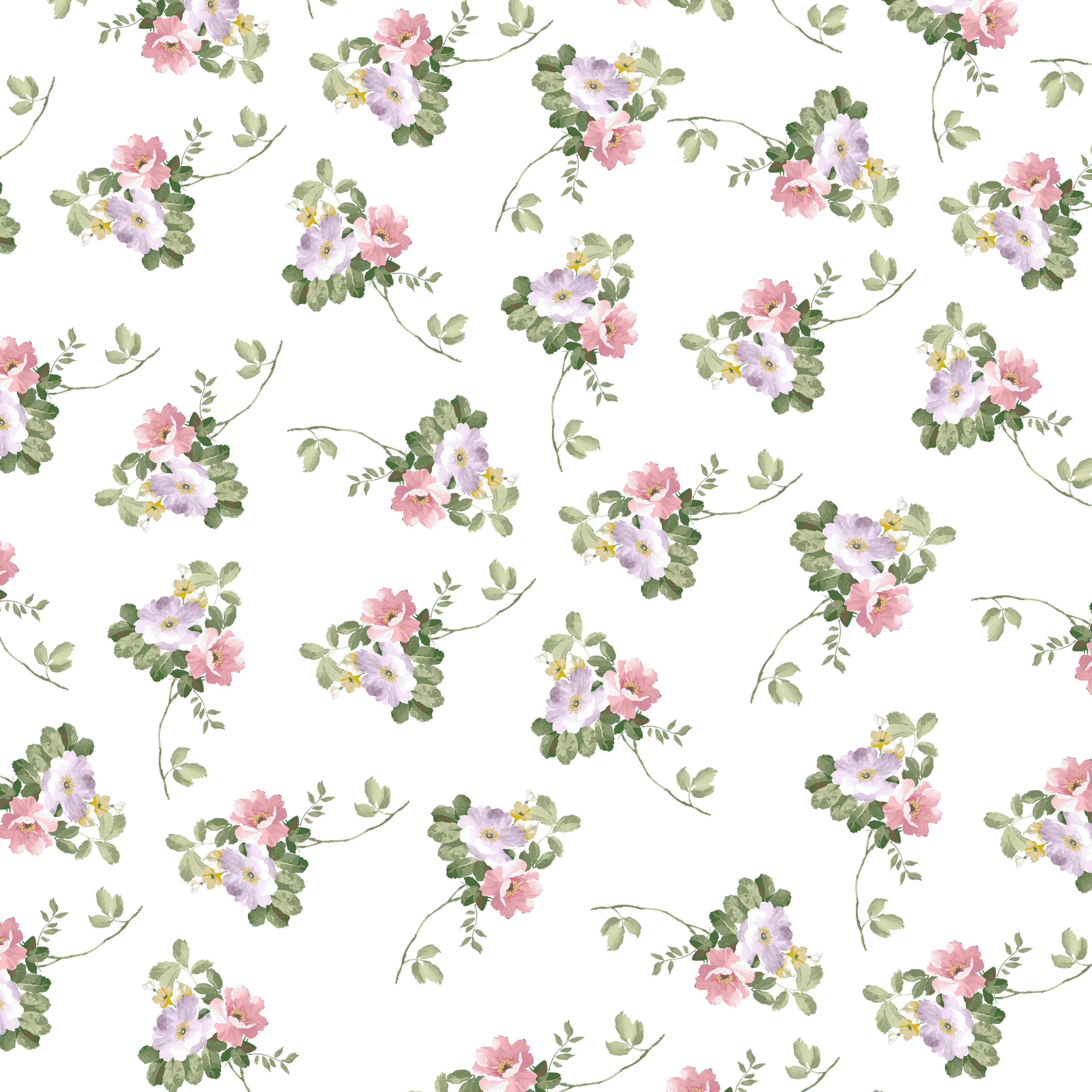 Flower Pattern Fashion Flowers - Drawing Flower Clipart (3600x3600), Png Download