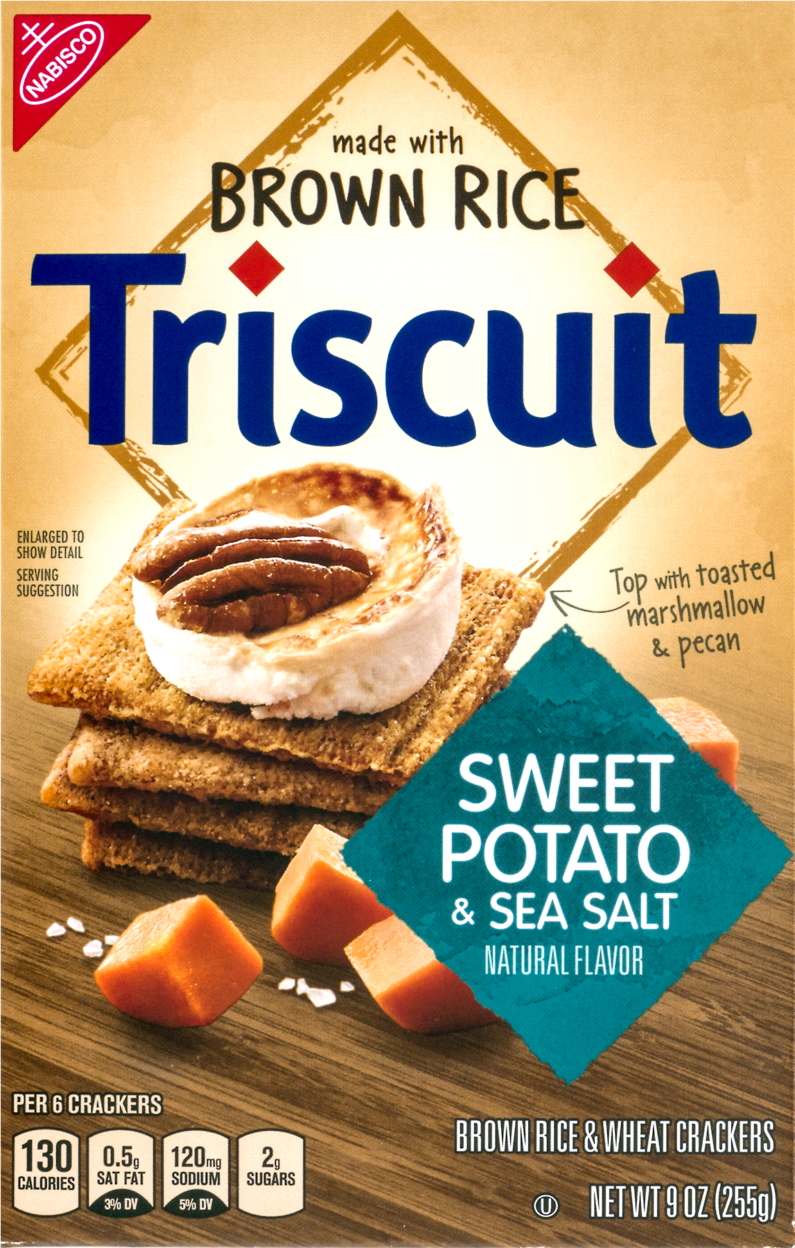 Mondelez Triscuit Brown Rice Sweet Potato & Sea Salt - Triscuit Reduced Fat Clipart (1800x1800), Png Download