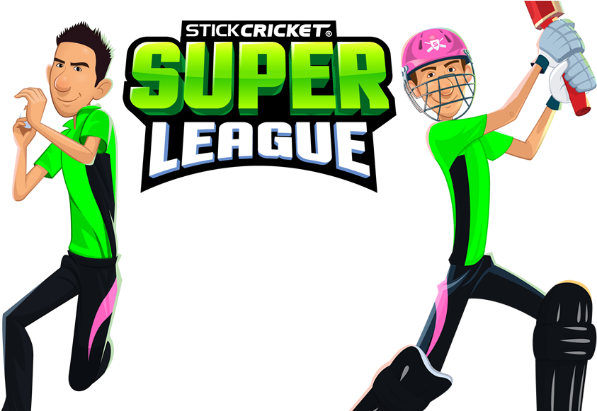 Cricket Clipart Cricket Captain - Stick Cricket Super League - Png Download (960x580), Png Download