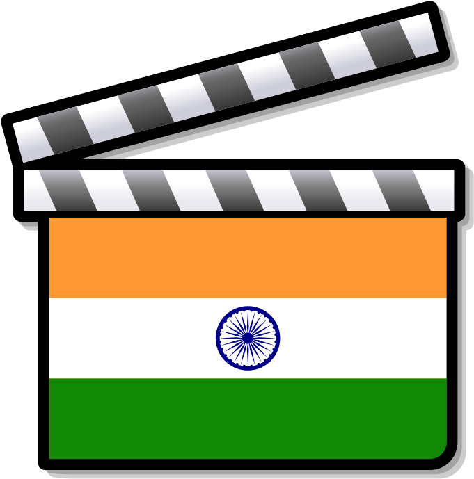 India Film Clapperboard - New Zealand Film Clipart (768x768), Png Download