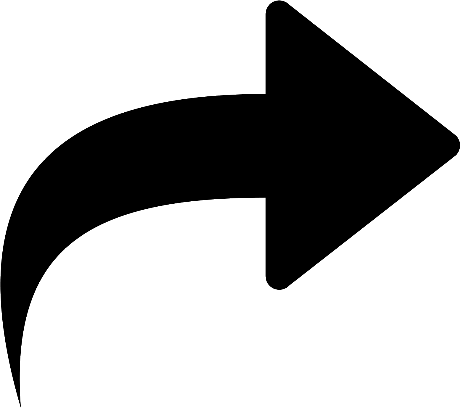 Right Clipart Side Arrow - Redo Icon - Png Download (1600x1600), Png Download