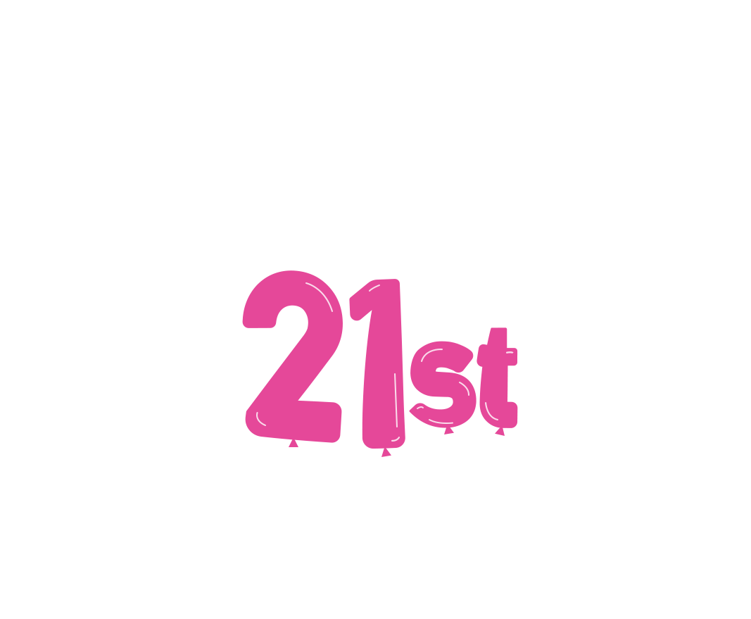 21st Balloon - Lilac Clipart (1080x1920), Png Download