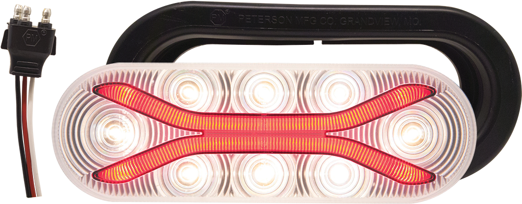 Bul602kcrbp Oval Sealed Led Clear Back Up Light With - Usb Cable Clipart (1200x1200), Png Download